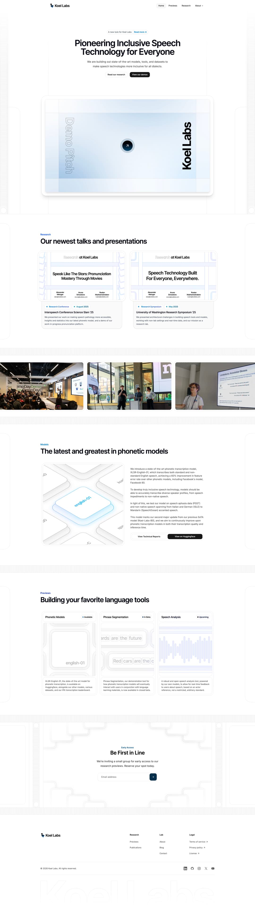 Koel Labs Website