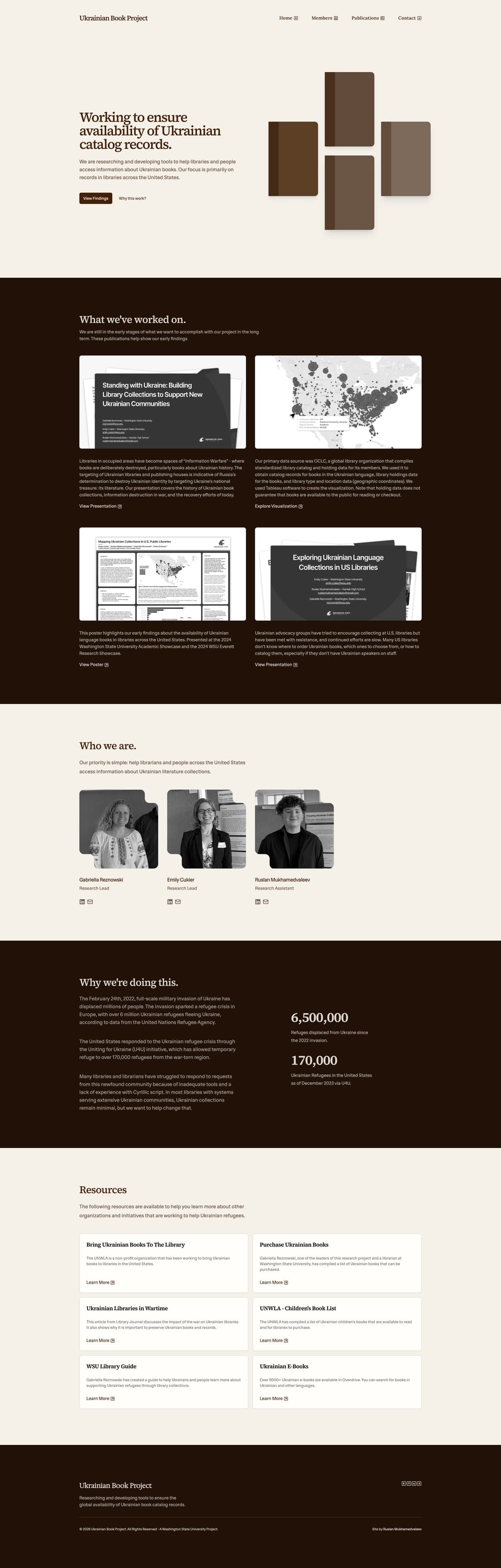 Ukrainian Book Project Website